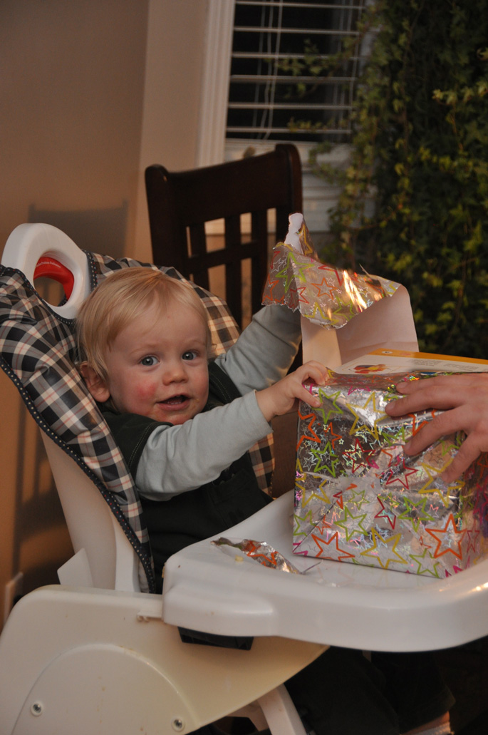 We have a one-year-old